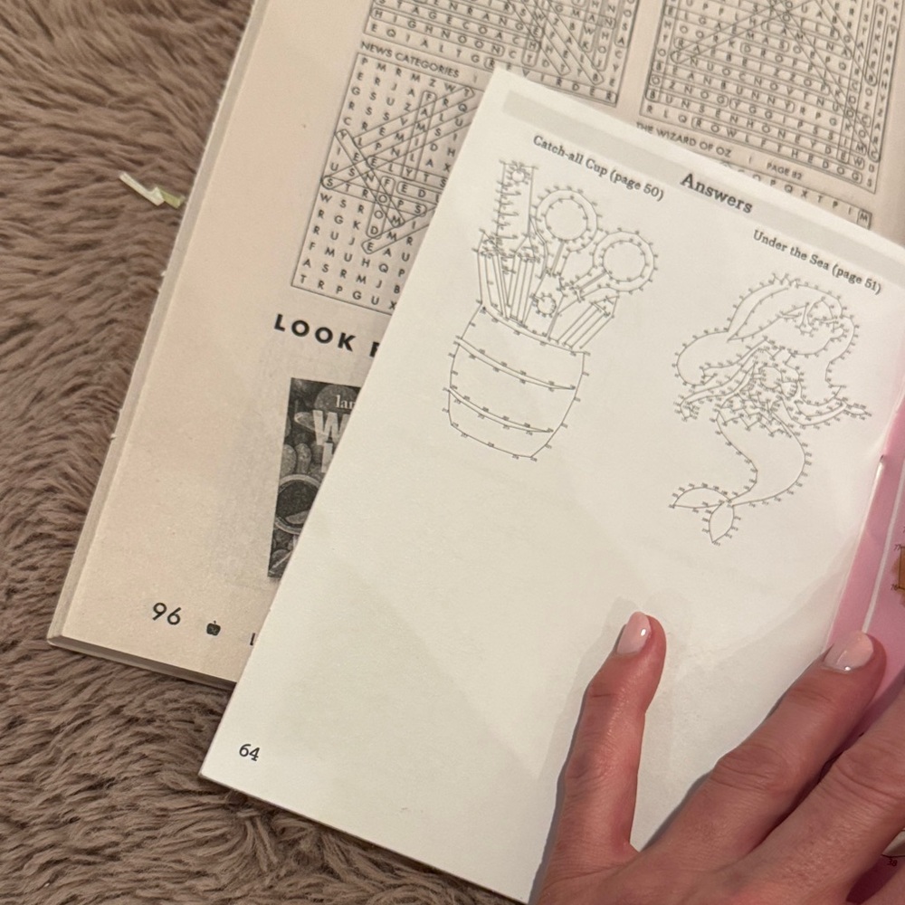 Brain Games Dot-to-Dot and Latge Print Word Hunt Puzzle Activity Books Set of 2 - Picture 5 of 8